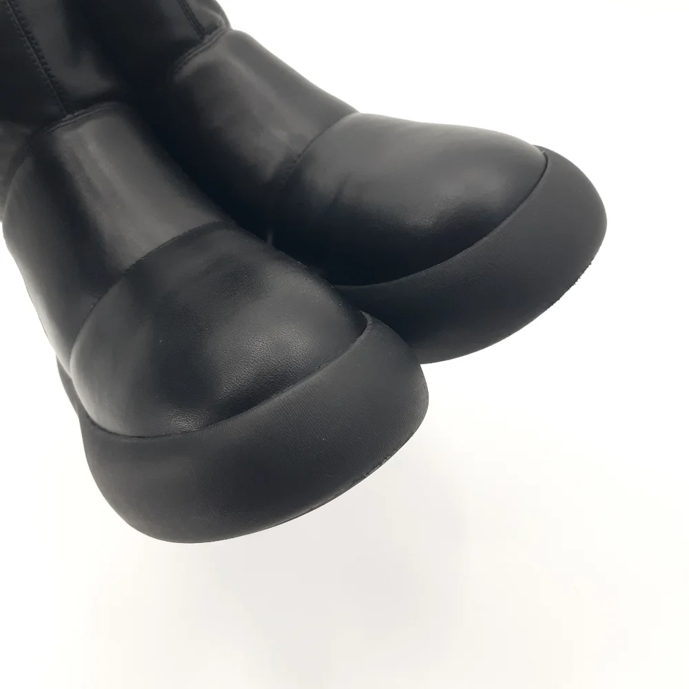 VAGABOND | Aylin Puff Boots in Black Leather
